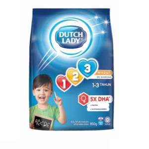 DUTCH LADY GUM 123 850G HONEY (###)