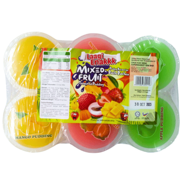LAAGI ENAKKK PUDDING CUP 130G*6 MIX