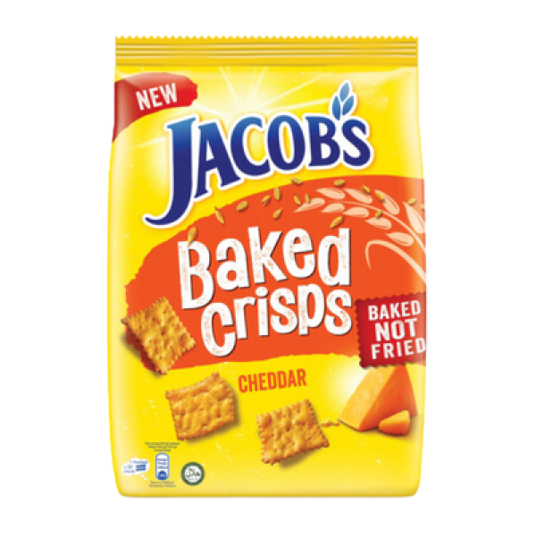 JACOB BAKED CRISPS 229G CHEDDAR