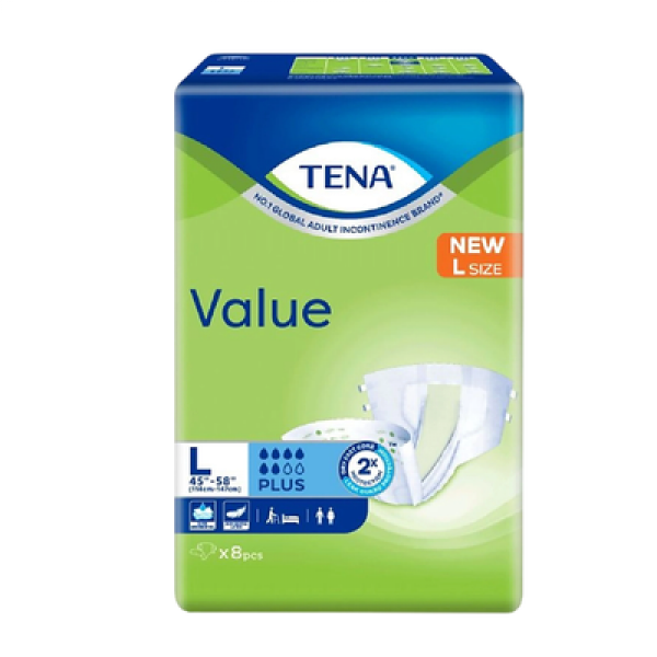 TENA ADULT DIAPERS L8