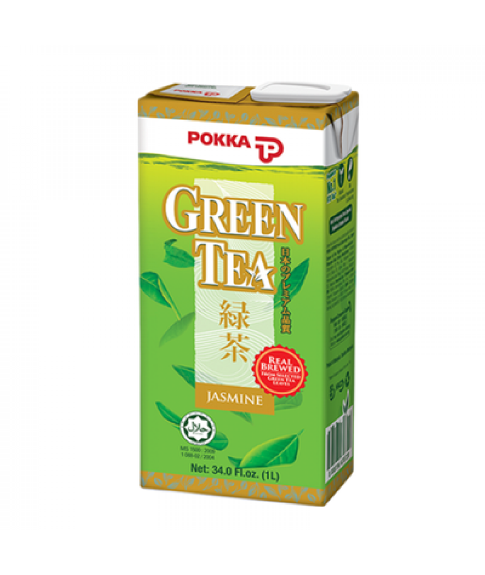 POKKA DRINK 1L JASMINE GREEN TEA 