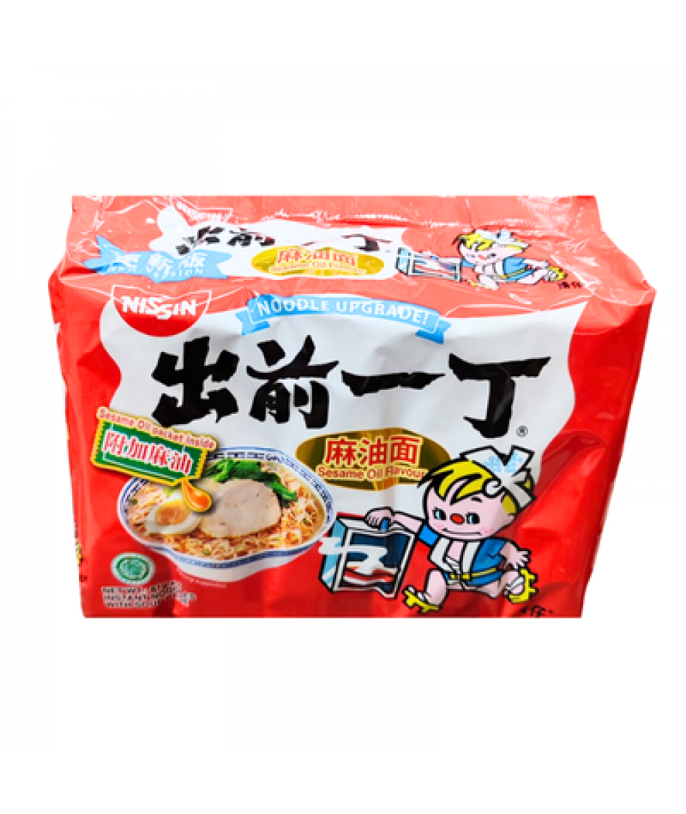 NISSIN INSTANT NOODLES 85G*5 SESAME OIL 