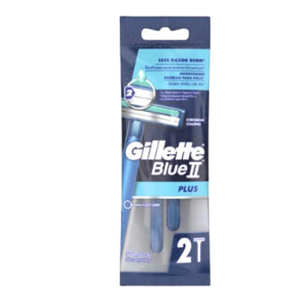 GILLETTE BLUE II PLUS 2'S