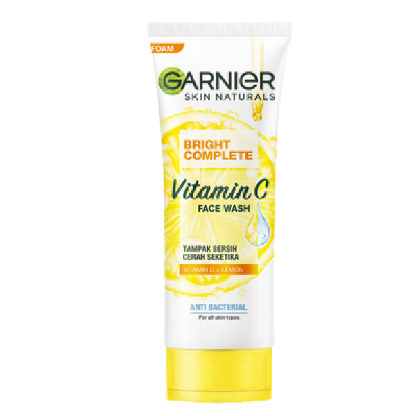 GARNIER BRIGHT COMPLETE BRIGHTENING FOAM 100ML 