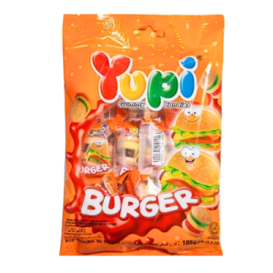 YUPI GUMMY CANDIES MINI BURGER 108G (###)