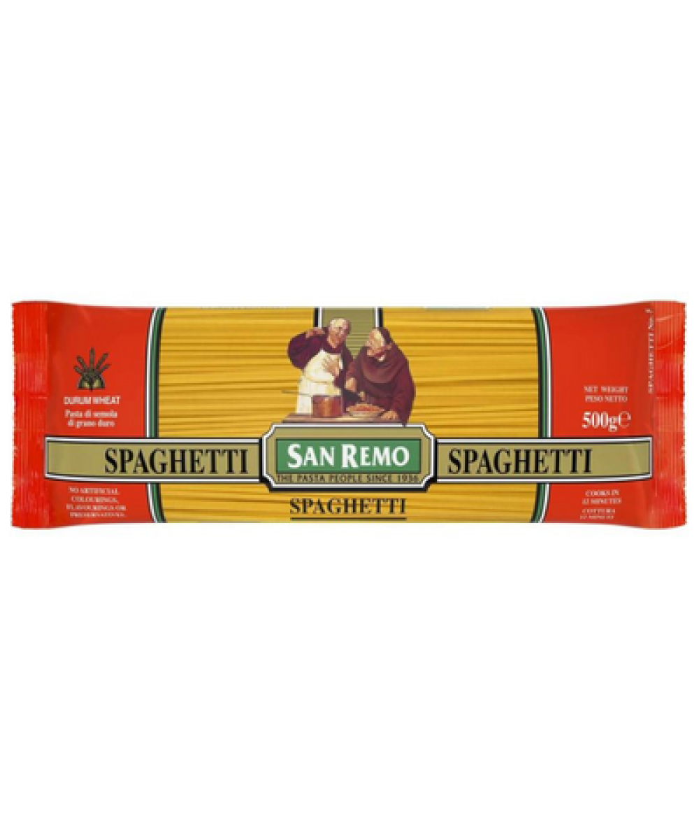 SAN REMO PASTA 500G SPAGHETTI NO.5