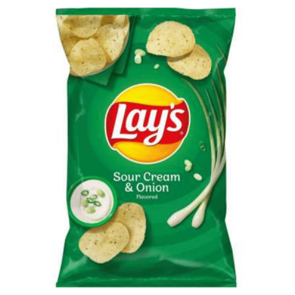 LAY'S POTATO CHIPS 180G SOUR CREAM&ONION