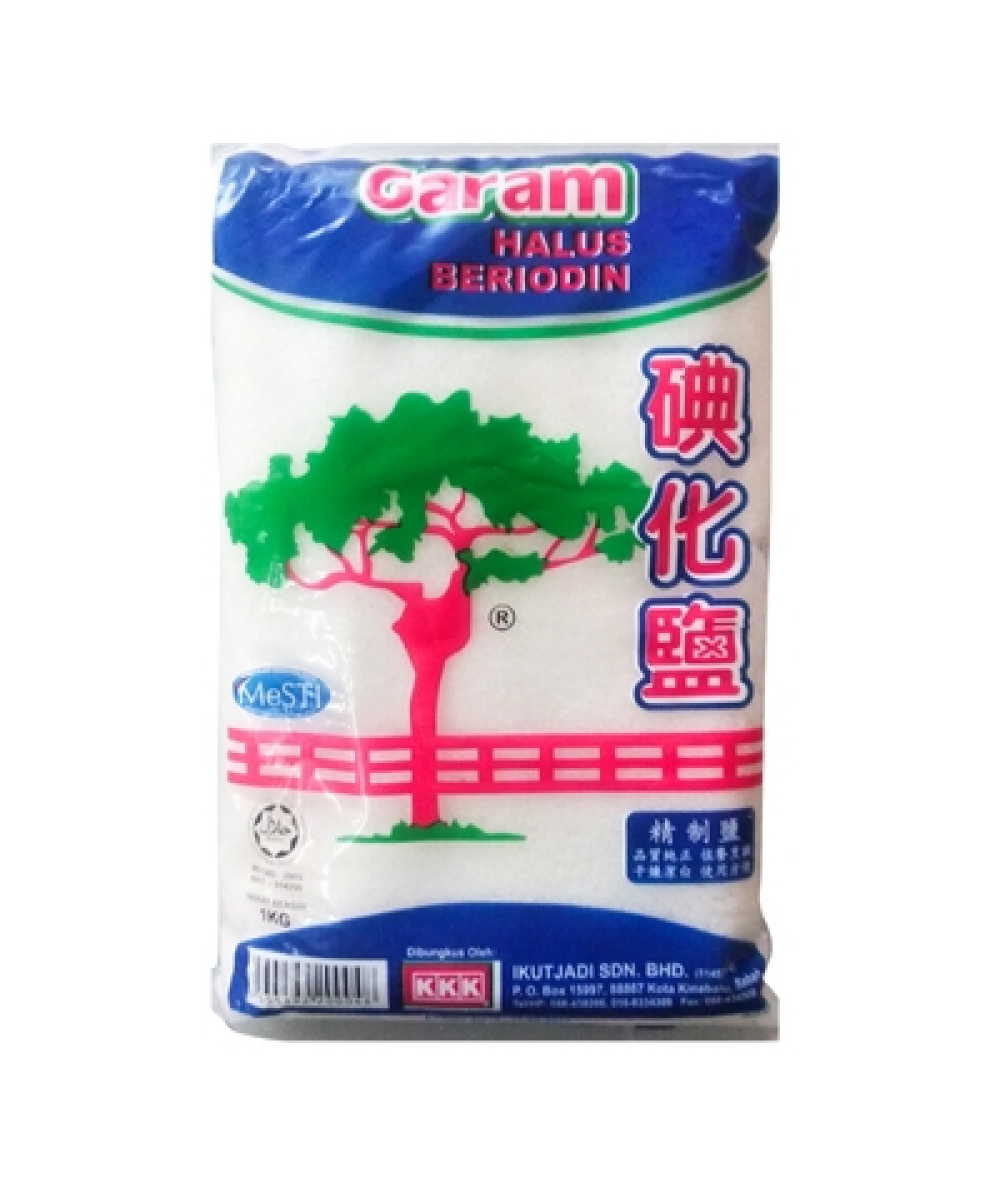 KKK GARAM HALUS BERIODIN 1KG (###)