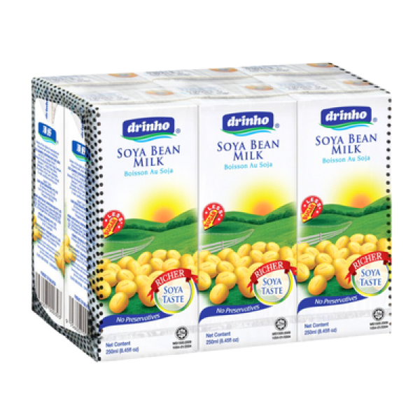 DRINHO DRINK 250ML*6 SOYA BEAN 