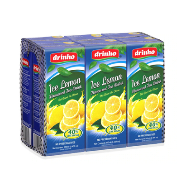 DRINHO DRINK 250ML*6 ICE LEMON TEA 