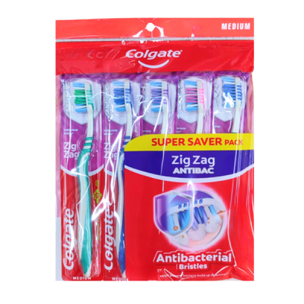 COLGATE T/BRUSH ZIG ZAG B3F2 MEDIUM 