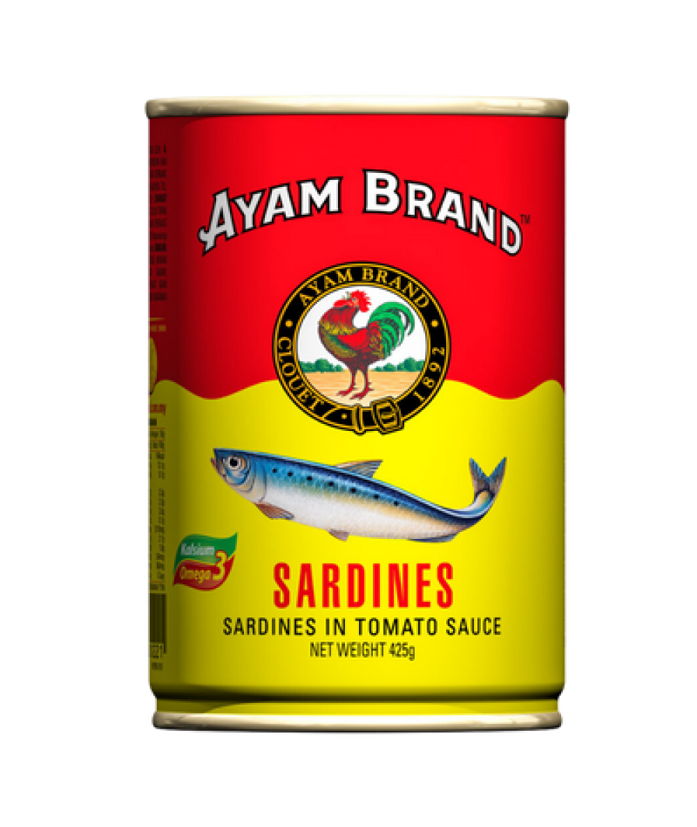 AYAM BRAND SARDINE IN TOMATO 425G (TALL) (###)