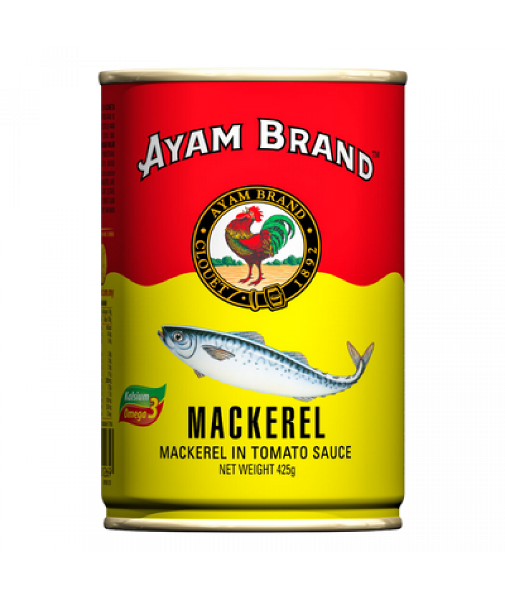 AYAM BRAND MACKEREL IN TOMATO 425G (TALLS)