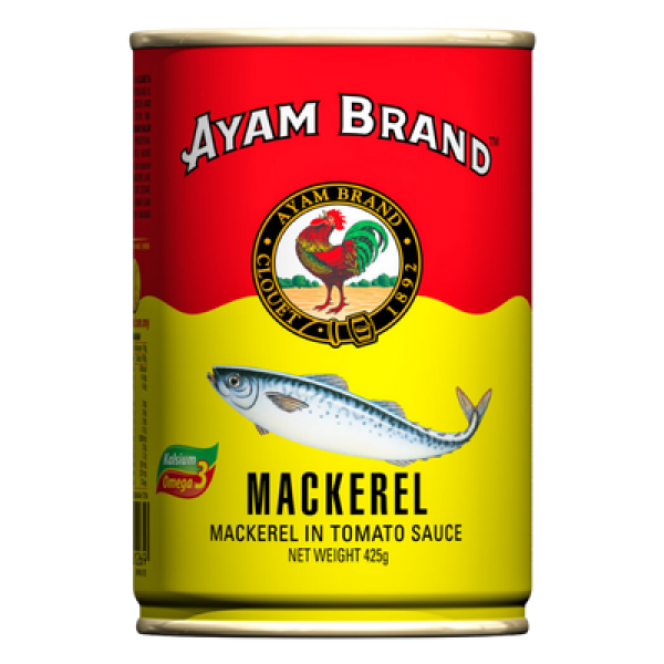 AYAM BRAND MACKEREL IN TOMATO 425G (TALLS)