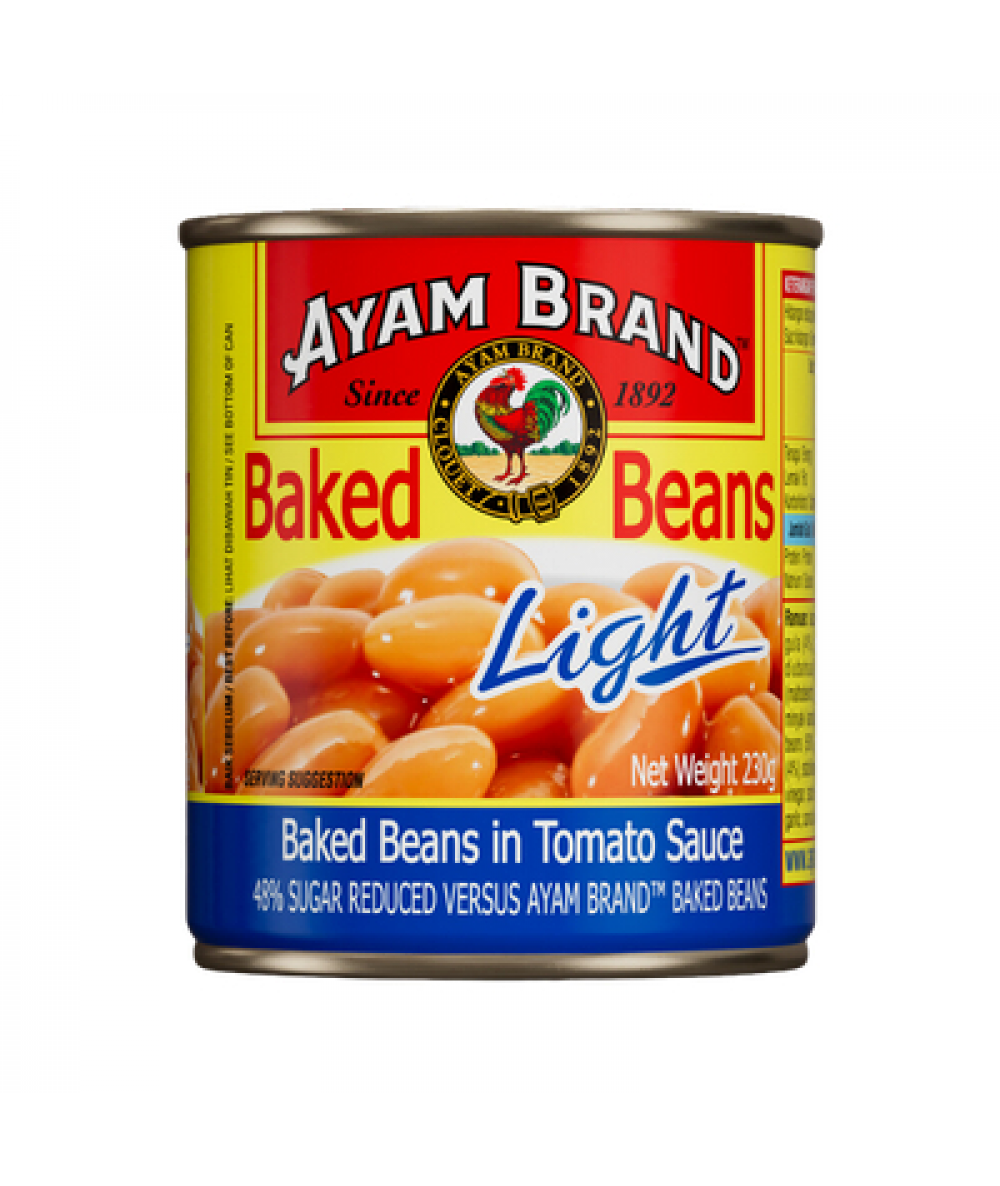 AYAM BRAND BAKED BEANS 230G LIGHT