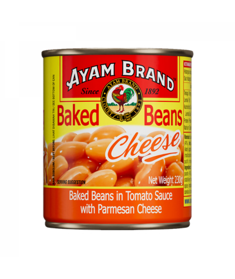 AYAM BRAND BAKED BEANS 230G CHEESE