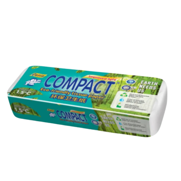 CUTIE COMPACT TOILET ROLL 2PLY 10'R