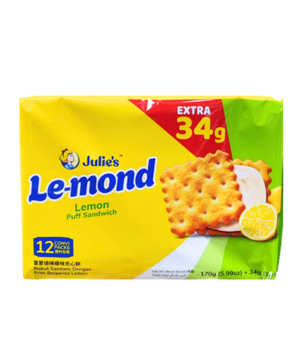 JULIE'S LE-MOND PUFF 170G LEMON 