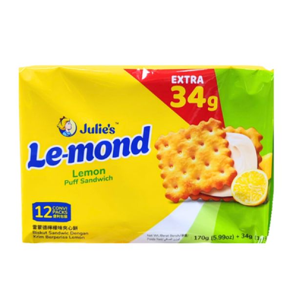 JULIE'S LE-MOND PUFF 170G LEMON 