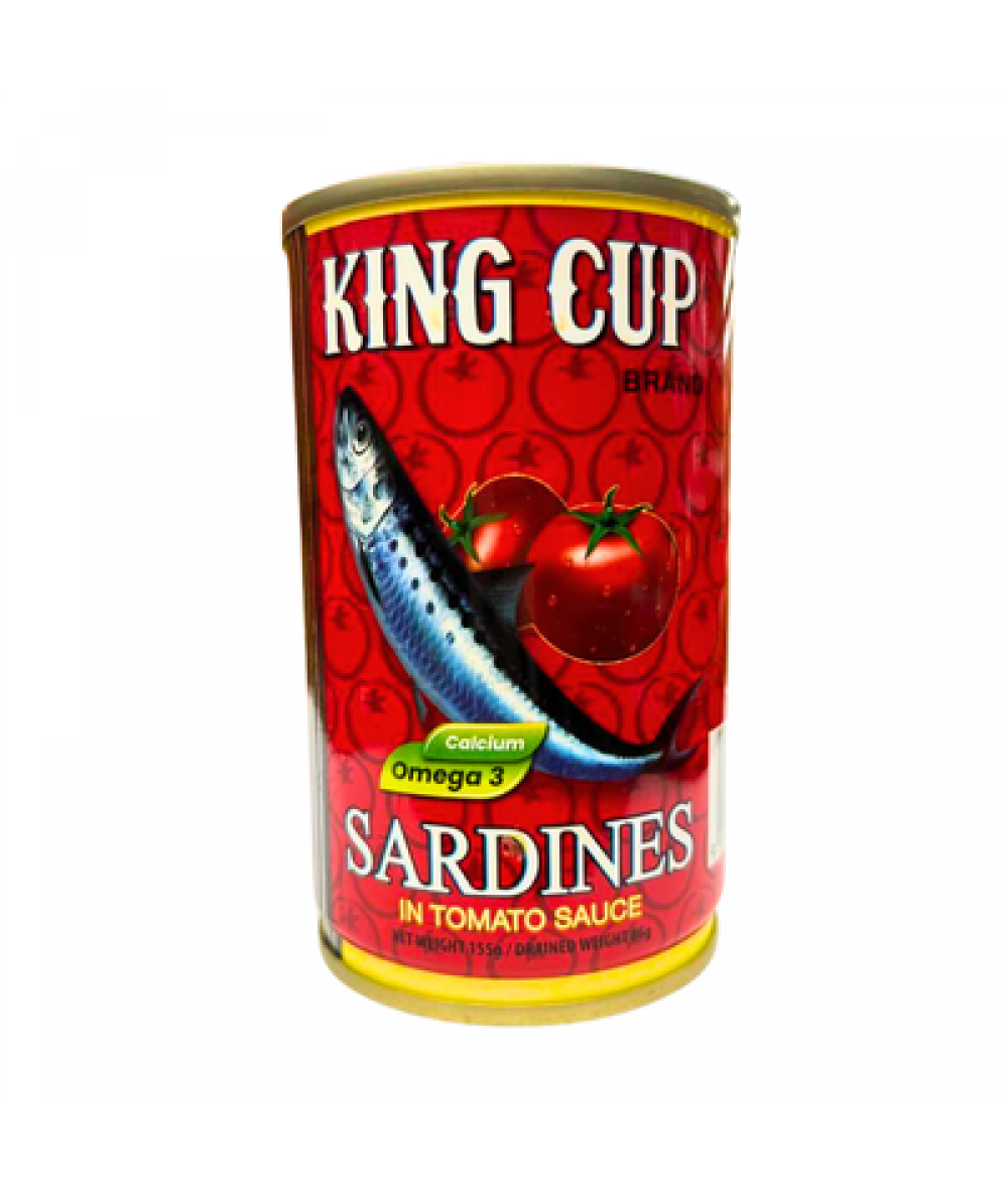 KING CUP SARDINES IN TOMATO 155G (###)