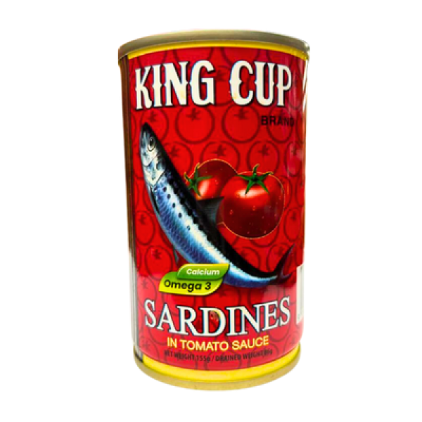 KING CUP SARDINES IN TOMATO 155G (###)
