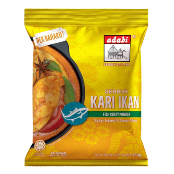ADABI SERBUK KARI IKAN 250G 