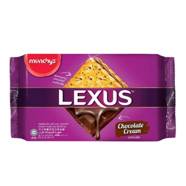 MUNCHY'S LEXUS SANDWICH 190G CHOCO(###)