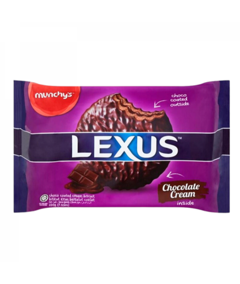 MUNCHY'S LEXUS COATED 200G CHOCOLATE CREAM 