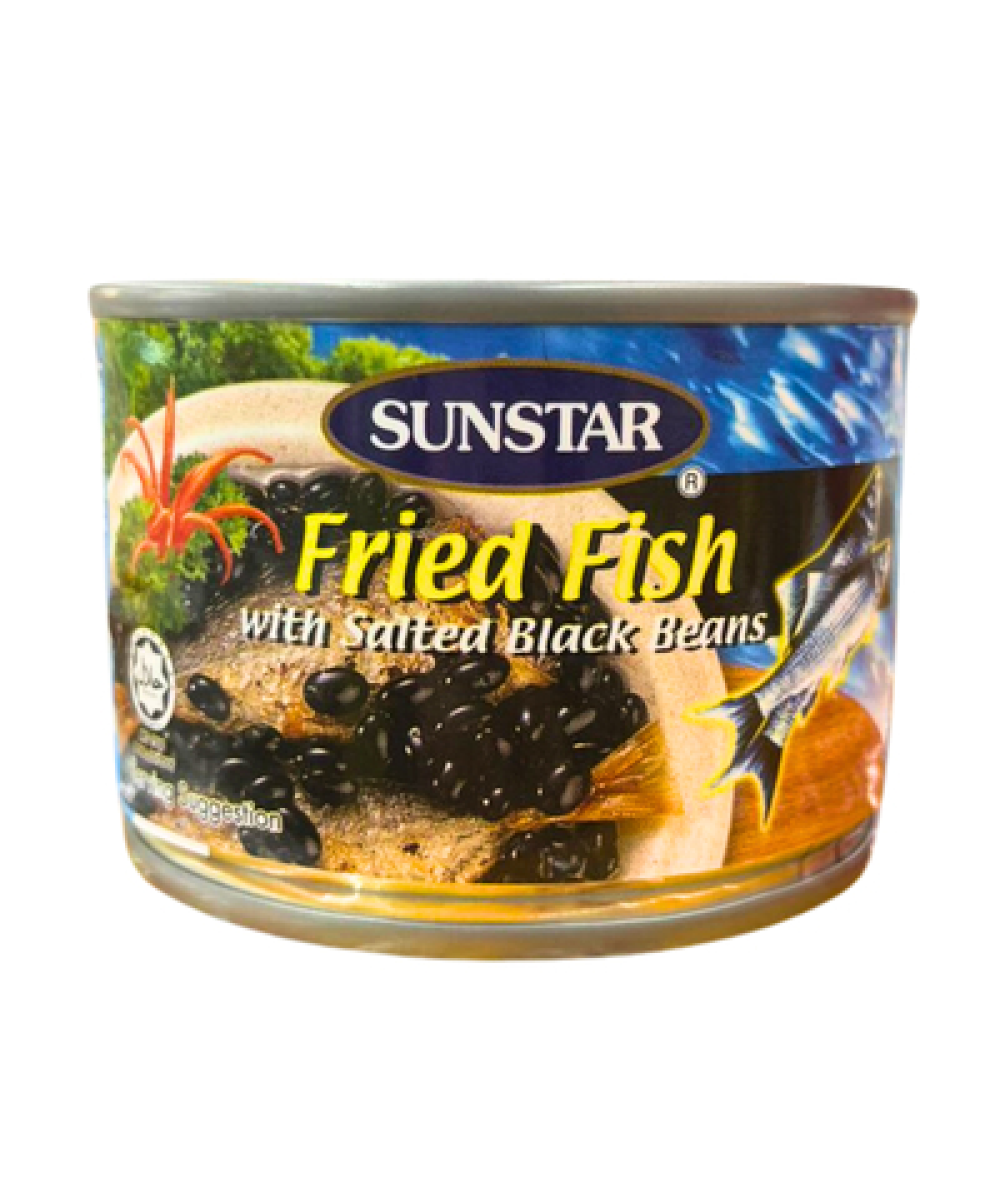 SUNSTAR FRIED FISH WITH SALTED BLACK BEANS 160G