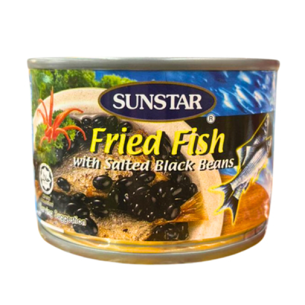 SUNSTAR FRIED FISH WITH SALTED BLACK BEANS 160G