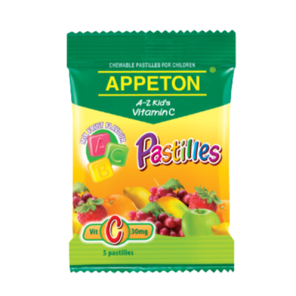 APPETON A-Z KID'S VIT C PASTILLES 5'S