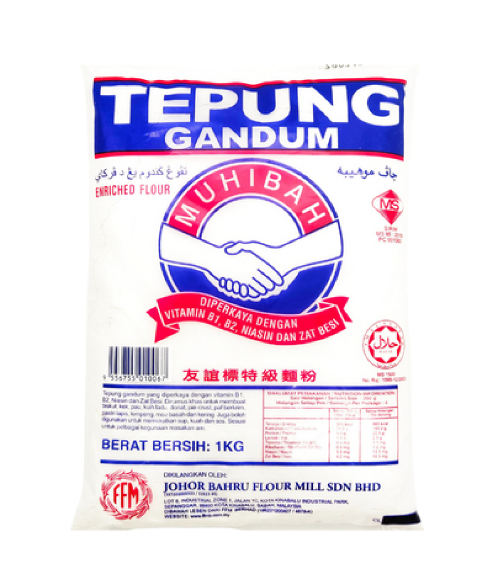 MUHIBAH TEPUNG GANDUM 1KG (###)