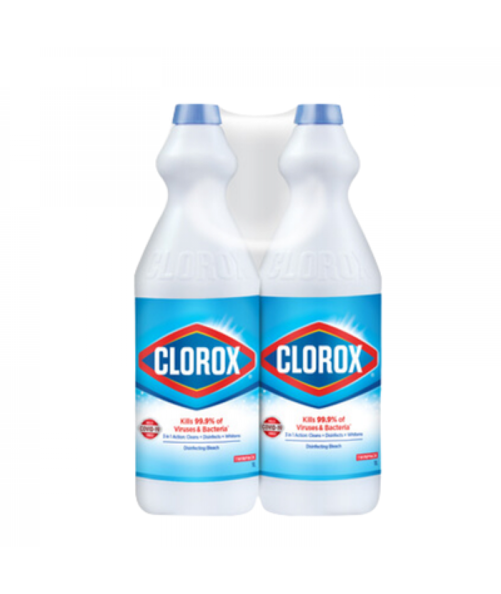 CLOROX BLEACH 1L*2 ORIGINAL