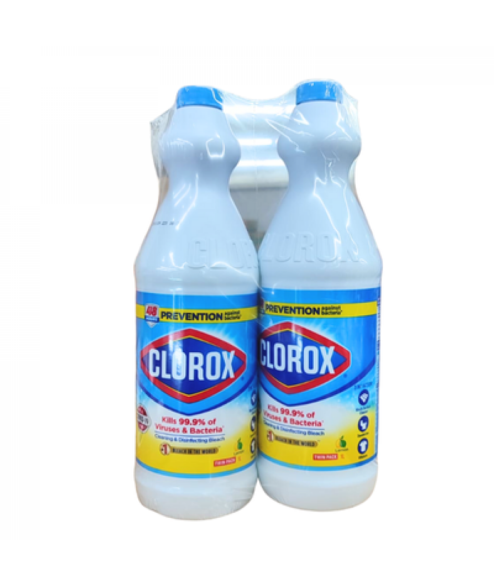 CLOROX BLEACH 1L*2 LEMON