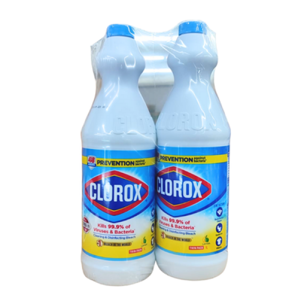 CLOROX BLEACH 1L*2 LEMON