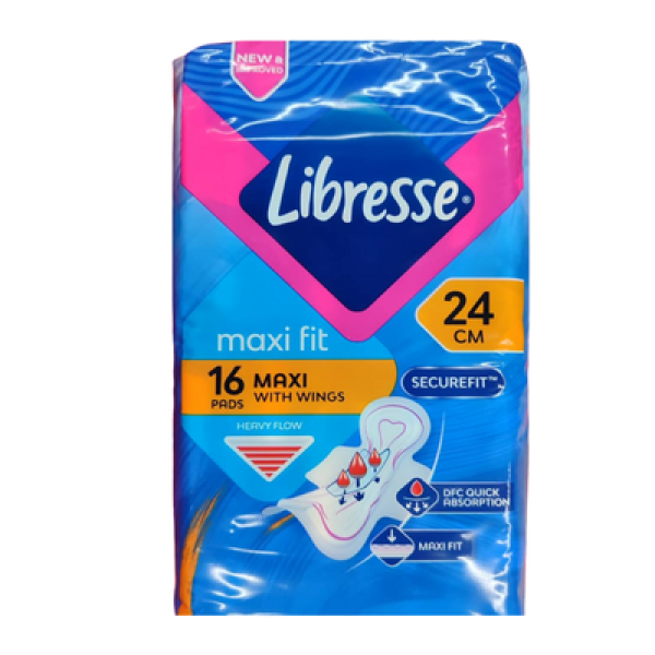 LIBRESSE MAXI 16'S 24CM WINGS 