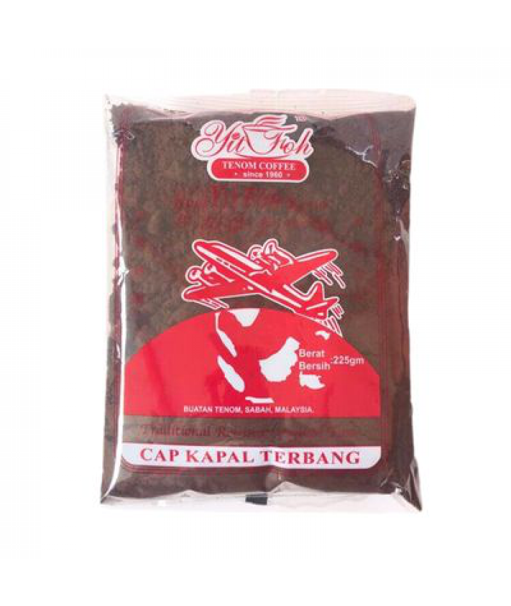CAP KAPAL TERBANG KOPI TENOM 225G (###)
