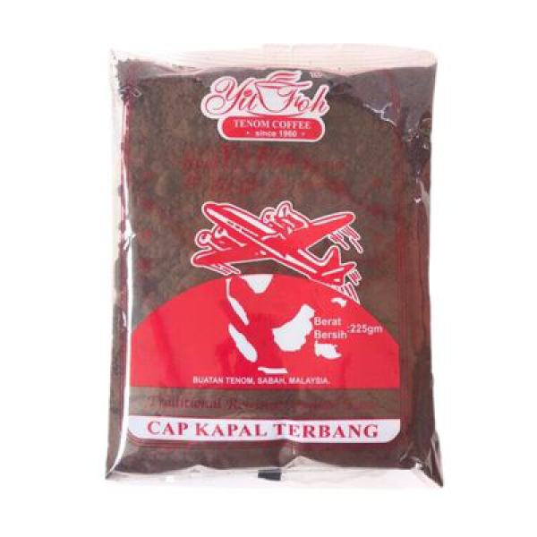 CAP KAPAL TERBANG KOPI TENOM 225G (###)
