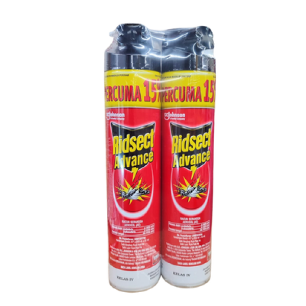 RIDSECT ADVANCE AEROSOL 550ML*2 PEK NILAI