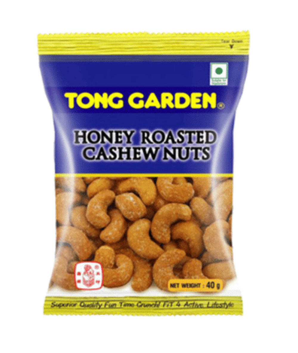 TONG GARDEN CASHEW NUTS 40G HONEY 