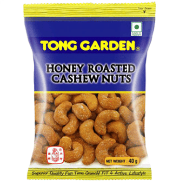 TONG GARDEN CASHEW NUTS 40G HONEY 