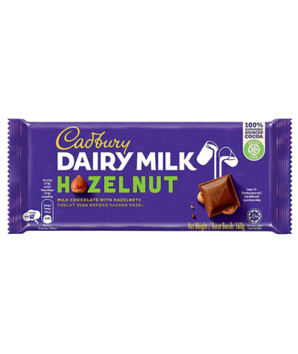 CADBURY DAIRY MILK 160G HAZELNUT