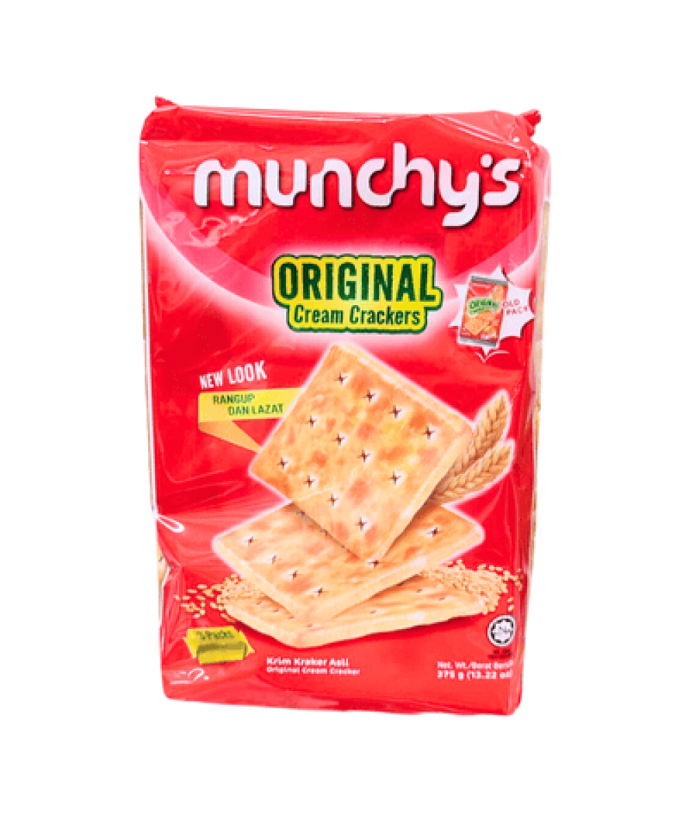 MUNCHY'S CREAM CRACKER 375G ORIGINAL (###)
