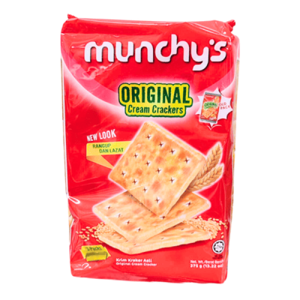 MUNCHY'S CREAM CRACKER 375G ORIGINAL (###)