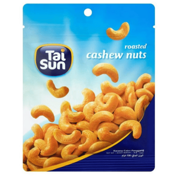 TAI SUN ROASTED CASHEW NUTS 130G