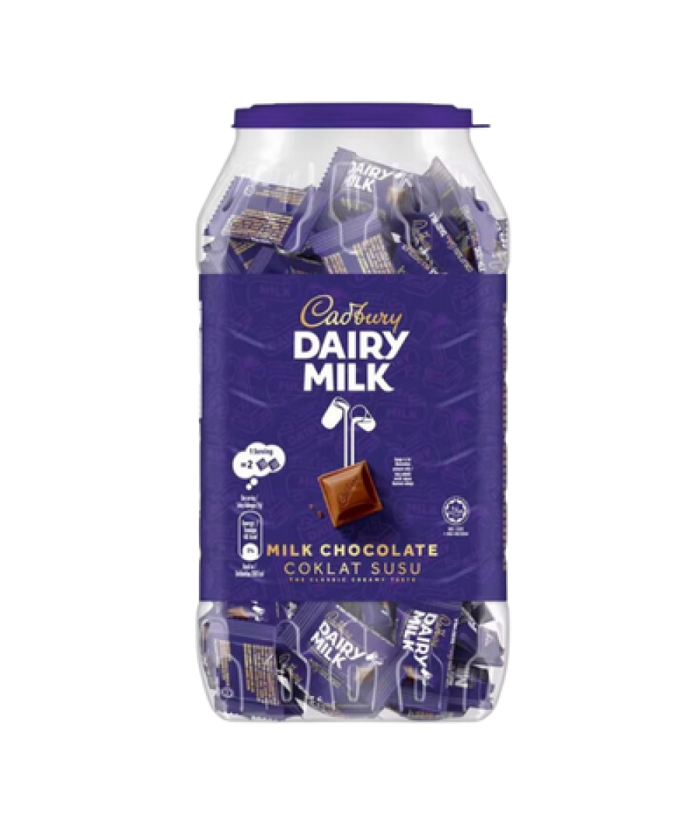 CADBURY DAIRY MILK 405G MILK CHOCOLATE NEAP (JAR)
