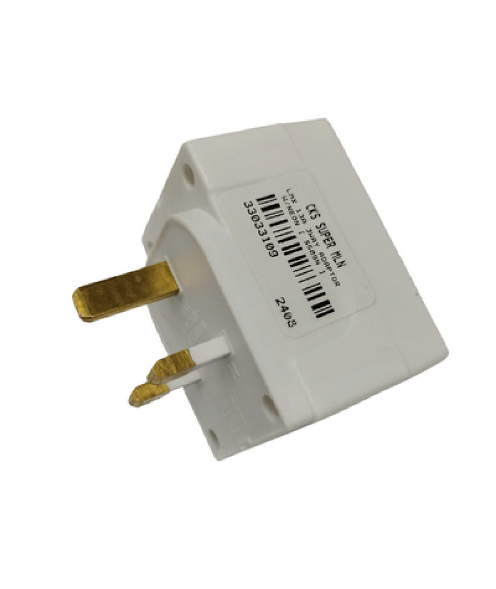 LEMAX 13A 3WAY ADAPTOR W/NEON S509N