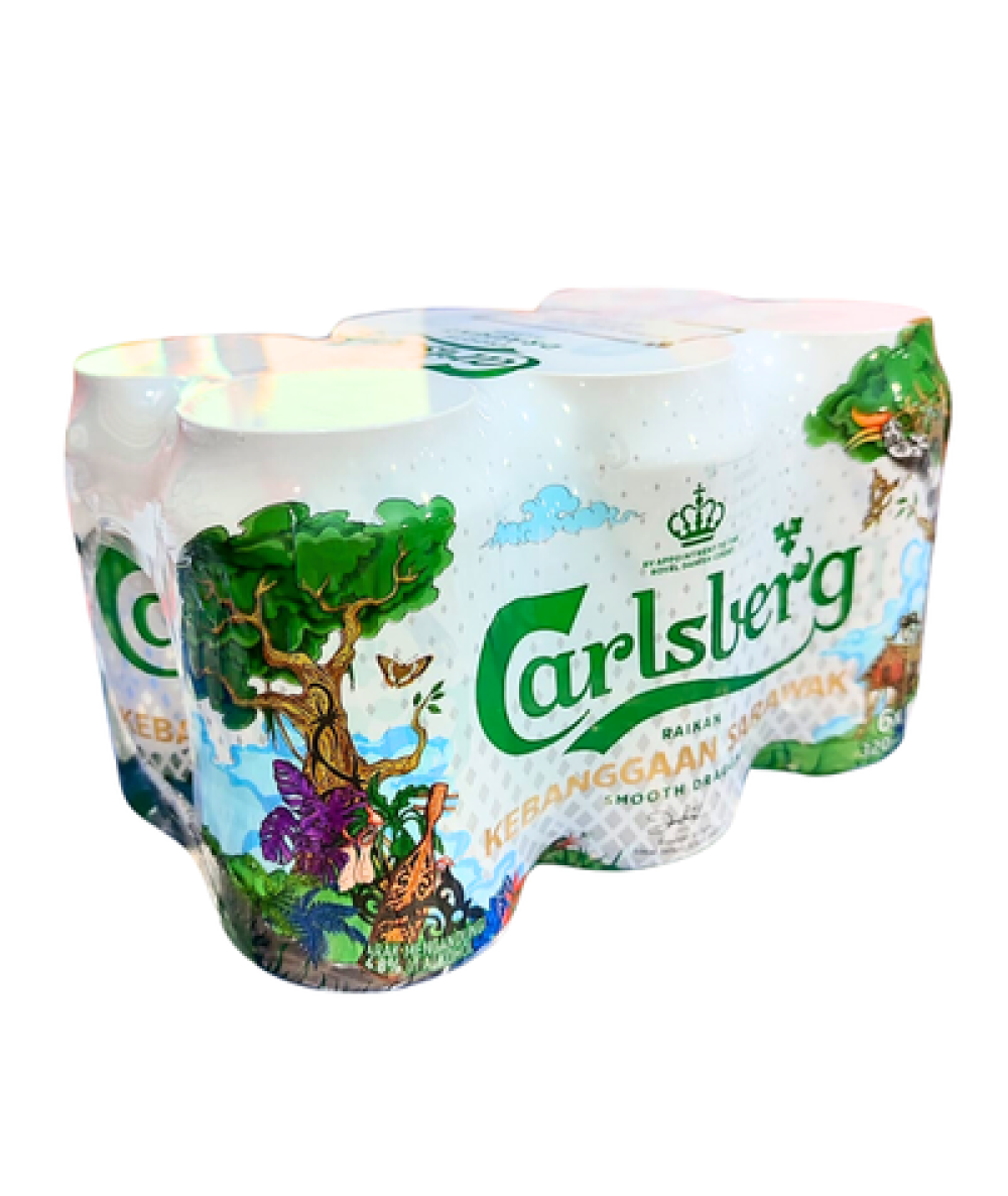 CARLSBERG SMOOTH DRAUGHT 320ML*6 (CAN)
