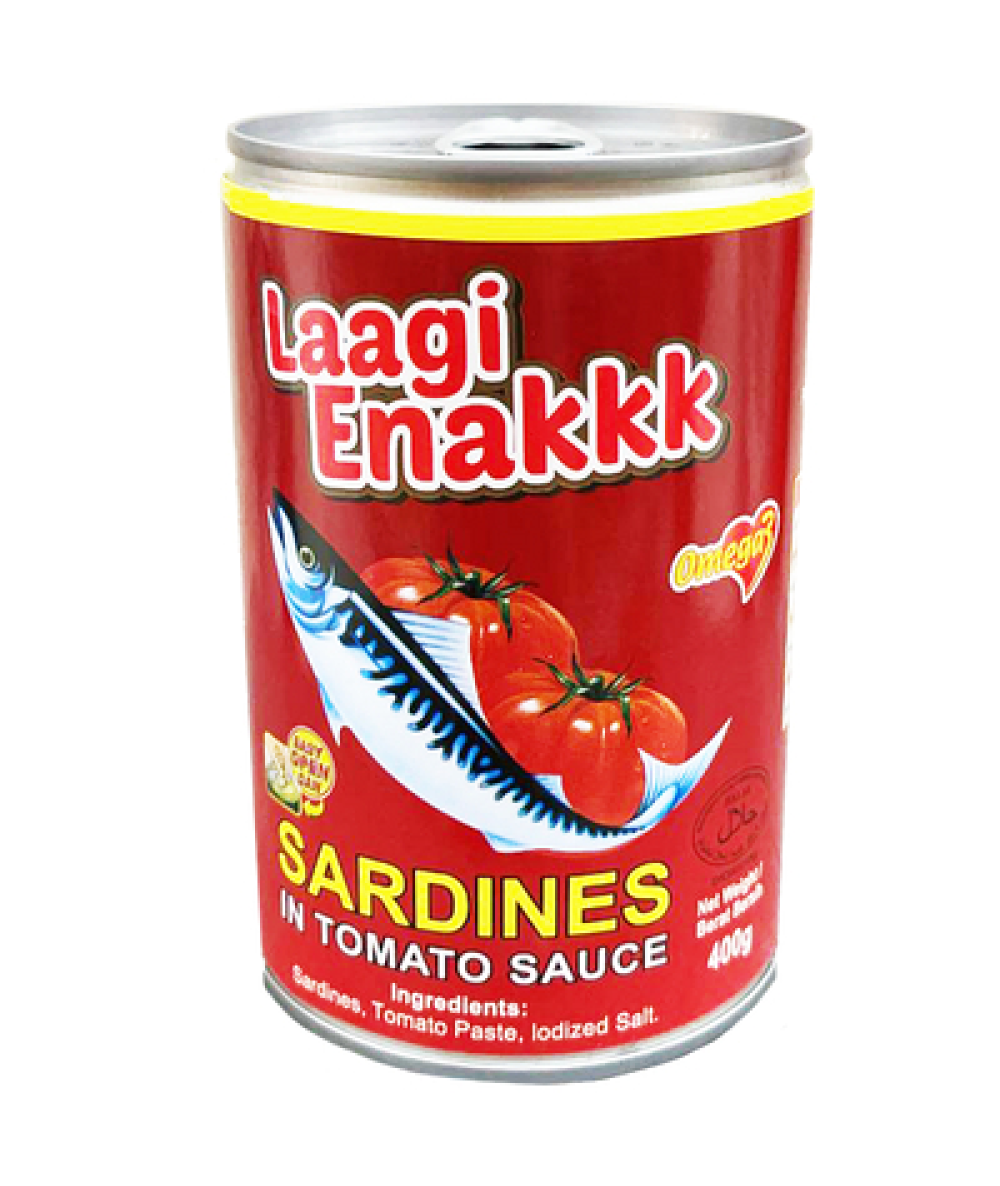 LAAGI ENAKKK SARDINE IN TOMATO SAUCE 400G