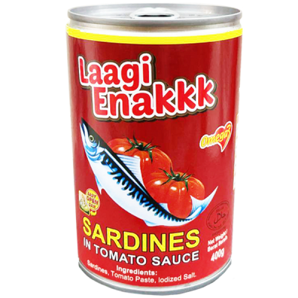 LAAGI ENAKKK SARDINE IN TOMATO SAUCE 400G